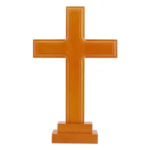 Pine Wood Cross Display Decorations