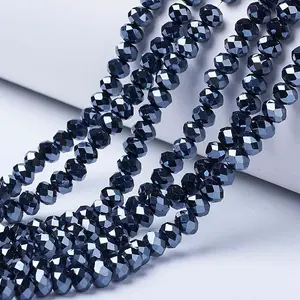 Electroplate Glass Beads Strands
