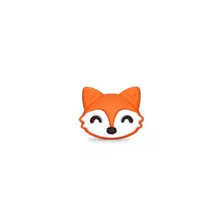 Cartoon Fox Silicone Beads