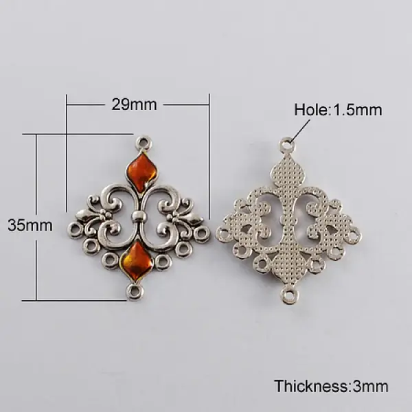 Alloy Enamel Chandelier Component Links