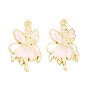 Rack Plating Alloy Enamel Pendants