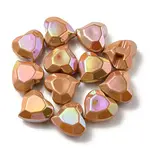 UV Plating Rainbow Iridescent Acrylic Beads