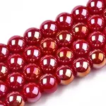 Electroplate Opaque Glass Beads Strands