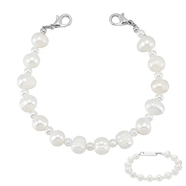Natural Cultured Freshwater Pearl Beads Bracelets