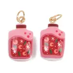 Printed Opaque Acrylic Pendants