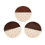 Printed Resin & Wood Pendants