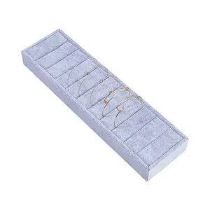 MDF Covered with Velvet Ring Organizer Display Trays