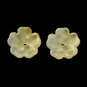 Dyed & Heated Gradient Color Glass Bead Cap