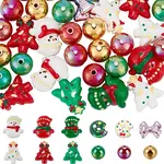 Christmas Theme Acrylic Beads Set