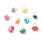 Natural Chip Dyed Shell Charms