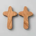 Olive Wood Cross Ornaments