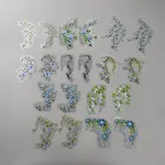 20Pcs Flower PET Decorative Stickers