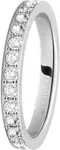 Morellato Ocelový prsten s krystaly Love Rings SNA41 52 mm
