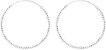 JVD Stříbrné náušnice kruhy SVLE0216XD500 7 cm