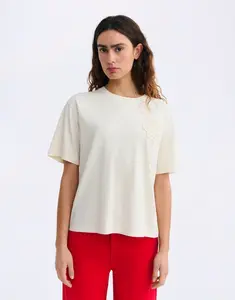 Tričko Thinking MU Shell Lucia Tee ECRU