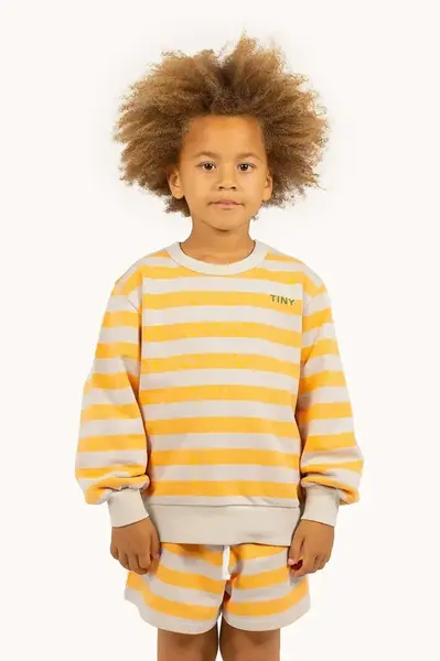 Tinycottons Dětská bavlněná mikina Tinycottons STRIPES SWEATSHIRT