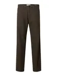 SELECTED Chino nohavice 'SLHMILES'  tmavohnedá