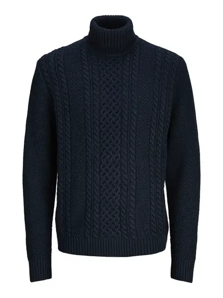 JACK & JONES Sveter 'JJPaul'  tmavomodrá