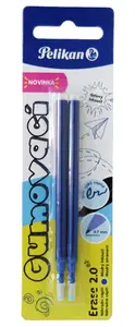 Náplňe do gumovacího pera Pelikan, modrá 20ks