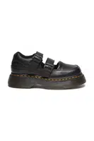 Kožené polobotky Dr. Martens Buzz MJ Mary Jane dámské, černá barva, na platformě, DM41061001
