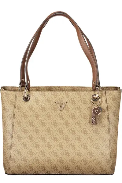 Kabelka Guess Jeans béžová