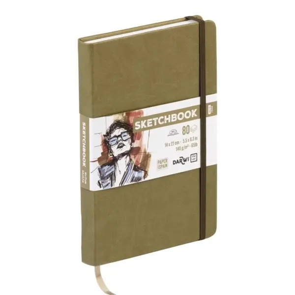 Sketchbook Darwi 14x21 Khaki