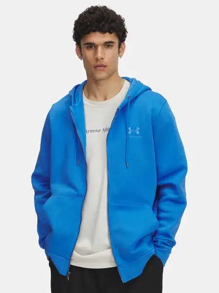 Pánská mikina Under Armour UA Icon Fleece FZ Hood-BLU - Pánské