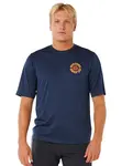 Rip curl pánské tričko Pacific Rinse Surflite Upf S/S Dark Navy | Modrá | Velikost XL