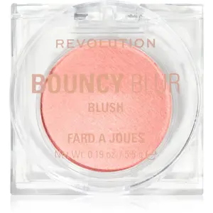 Revolution Bouncy Blur rozjasňující tvářenka odstín Light as a Cloud Peachy Pink 5.5 g