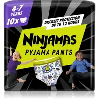 Pampers Ninjamas Pyjama Pants pyžamové plienkové nohavičky 17-30 kg Spaceships 10 ks