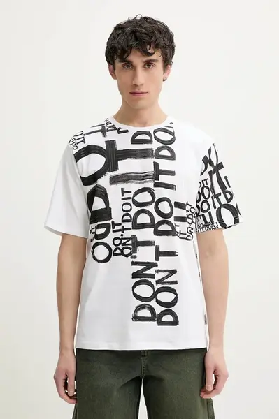 Desigual Bavlněné tričko Desigual LONDON