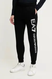 Bavlněné tepláky EA7 Emporio Armani