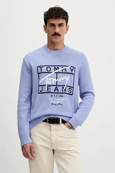 Tommy Jeans Bavlnený sveter Tommy Jeans