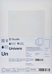 Mixed media papír Univero 250g A3, 25 listů