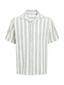 JACK & JONES Košeľa 'JORCOBA'  sivá / čierna