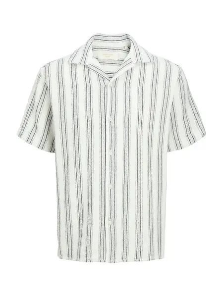 JACK & JONES Košeľa 'JORCOBA'  sivá / čierna