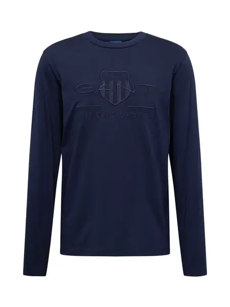 GANT Tričko  tmavomodrá