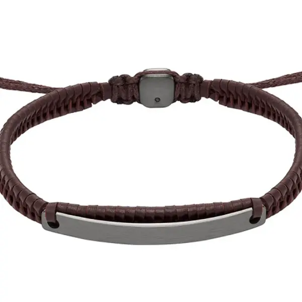 Fossil Pánský kožený náramek Elliot JOF01008060