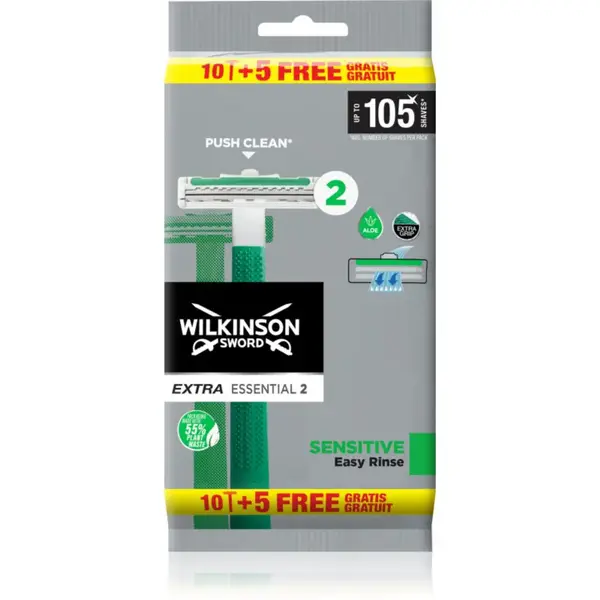 Wilkinson Sword Essentials 2 Sensitive jednorázová holítka 15 ks