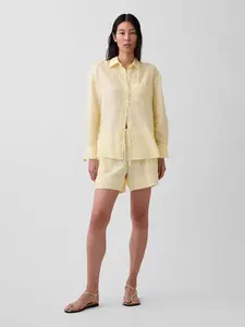 GAP lněné kraťasy pro ženy