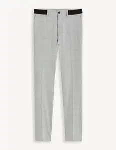 Celio Kostkované kalhoty Fonoel - Pánské