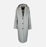 Šedý dámský kabát Geox Rawelle