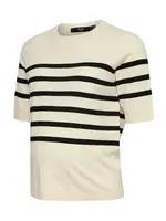 Vero Moda Maternity Sveter 'VMMSABA'  nebielená / čierna