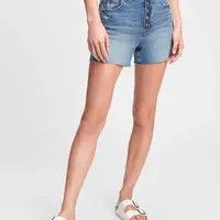 Modré dámske rifľové šortky GAP