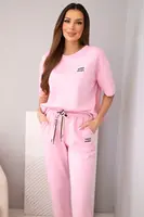 Dámsky viskózový set Kesi s krátkymi rukávmi