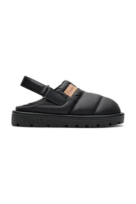 Pantofle Flufie Jet Black černá barva, CLG5002