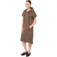 Willard WHITLEE Pohodlné dámske šaty, khaki, veľkosť