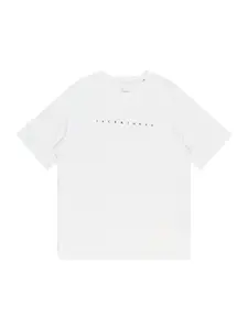 Jack & Jones Junior Tričko 'STAR'  čierna / biela