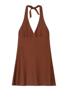 Bershka Šaty  tmavohnedá