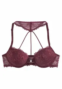 LASCANA Podprsenka  burgundská